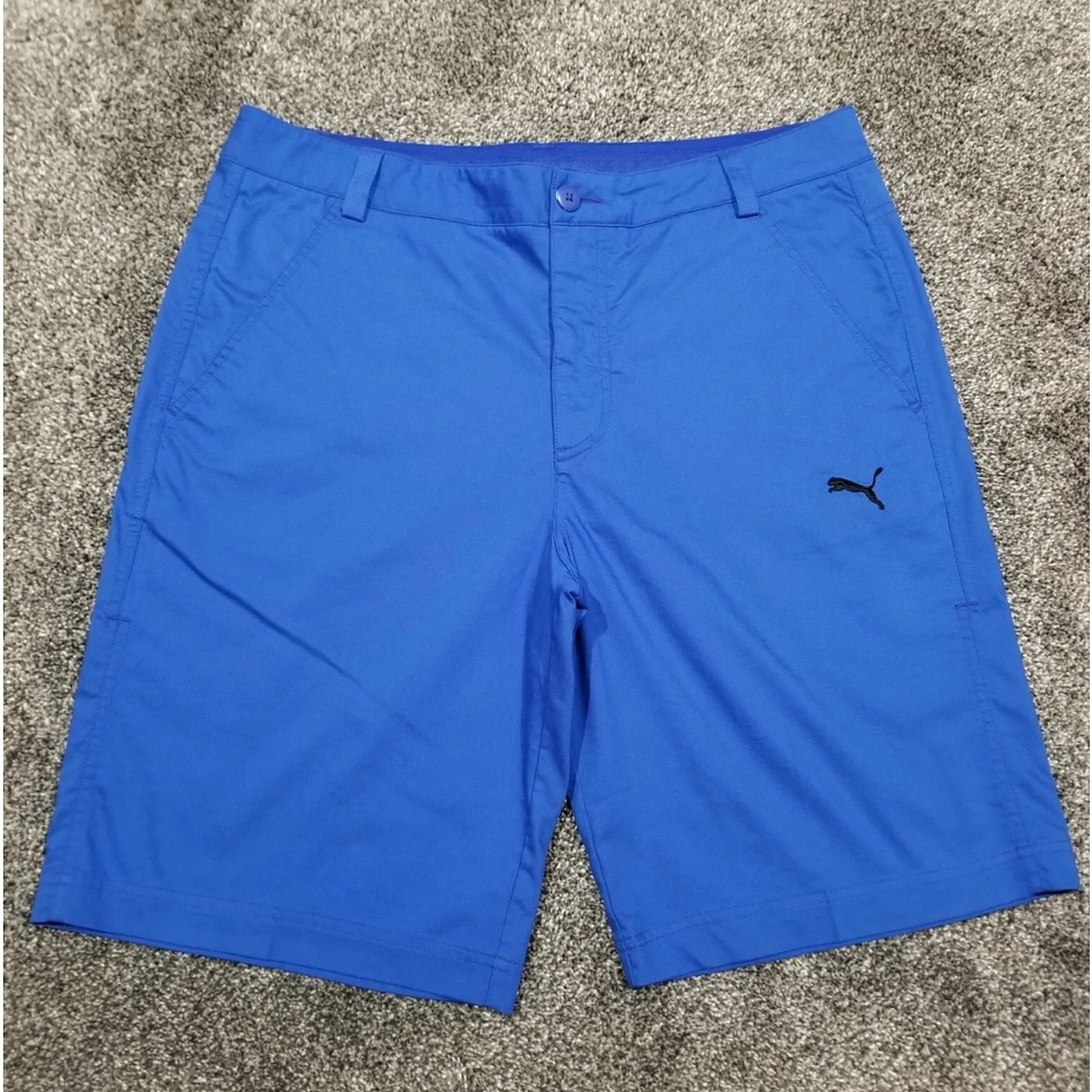 Puma chino golf Drycell blue shorts
